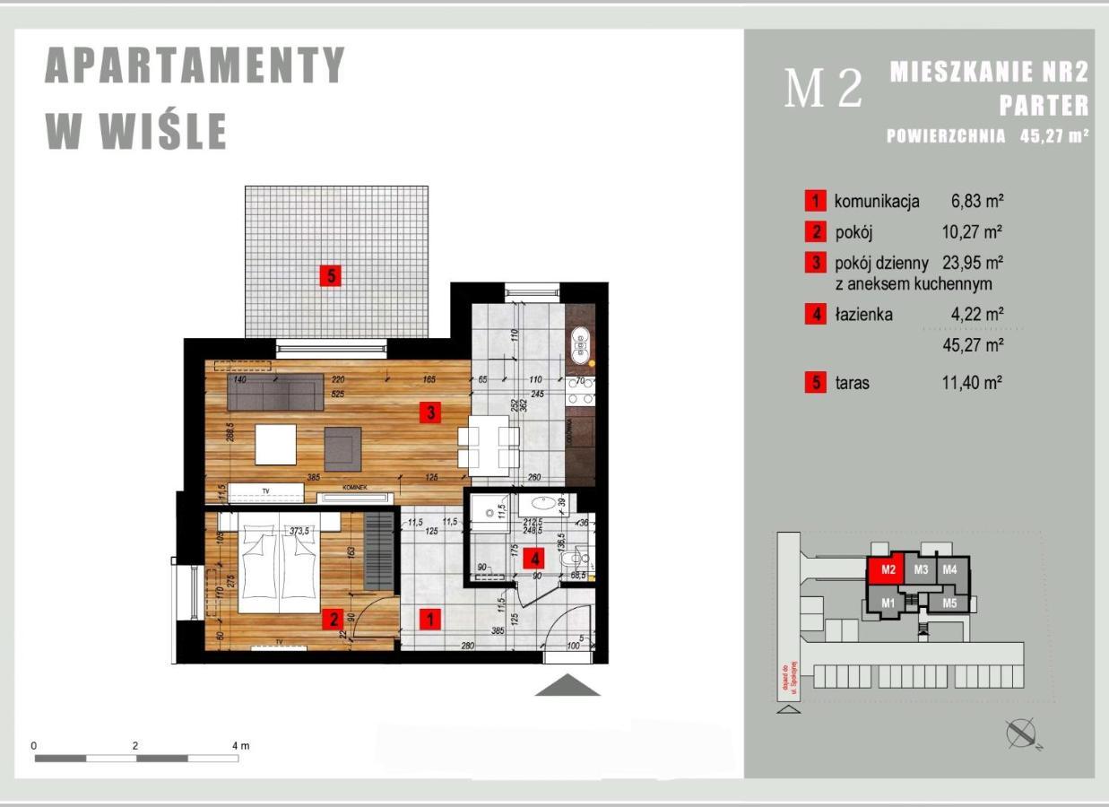 Apartament Wislanskie Skije Exteriér fotografie